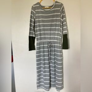Reborn J Tall Sweater Dress with Sinched Waist